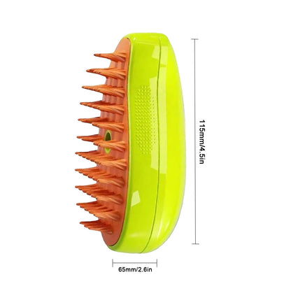3 In 1 Cat Steamy Brush Dog Grooming Comb