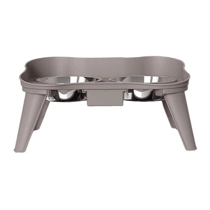 Stainless Steel Elevated Dog Bowl Non-Slip