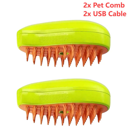 3 In 1 Cat Steamy Brush Dog Grooming Comb